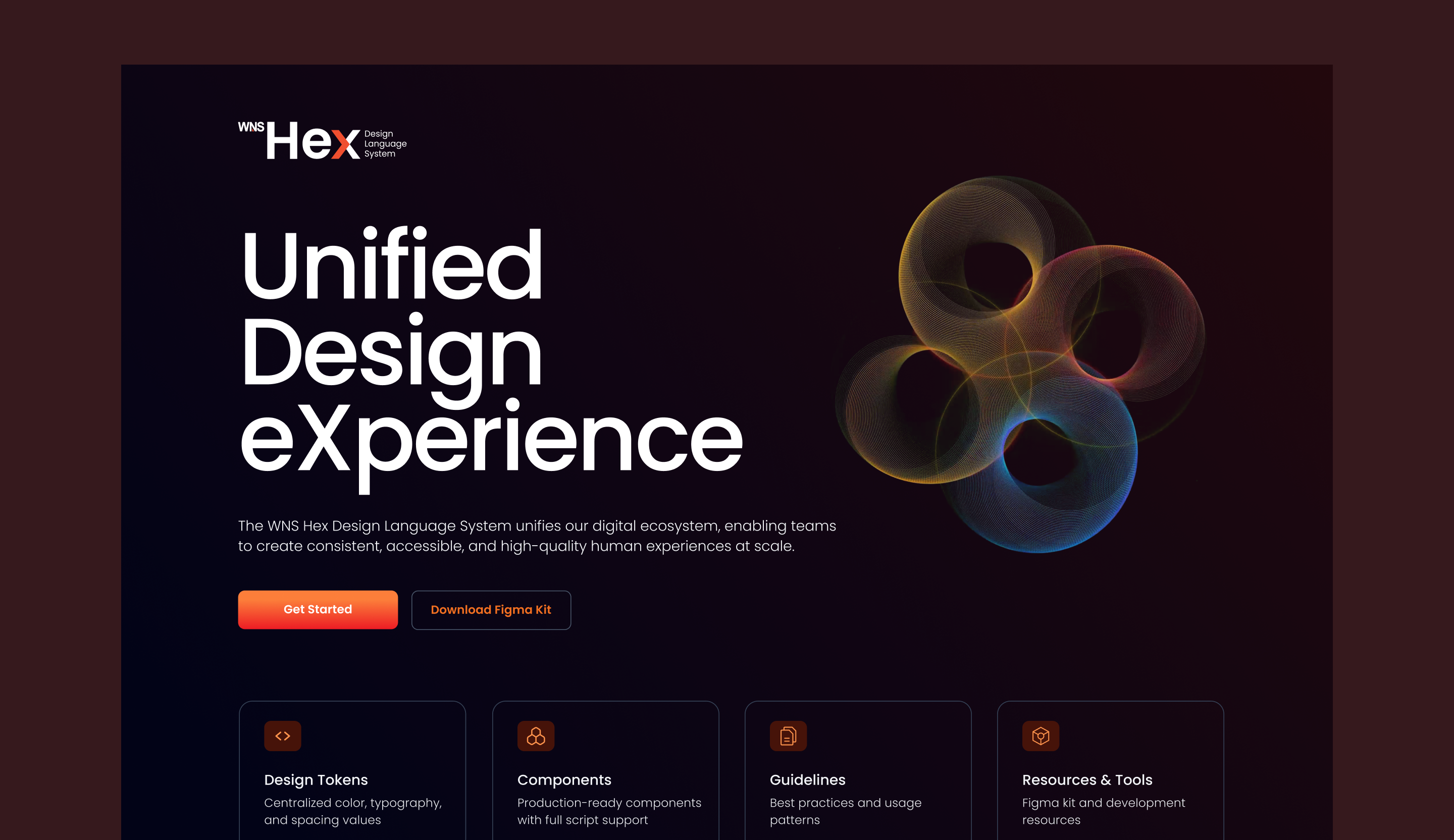 HEX Design System hero image
